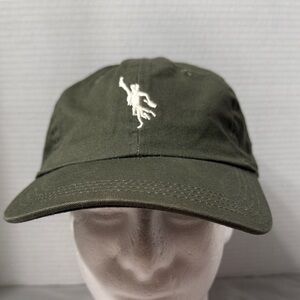 Schramsberg Winery Riddler Frog Embroidered Baseball Cap Hat Green Adjustable